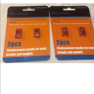 TechPlay replacement needle for record player fits most record players 2 packs